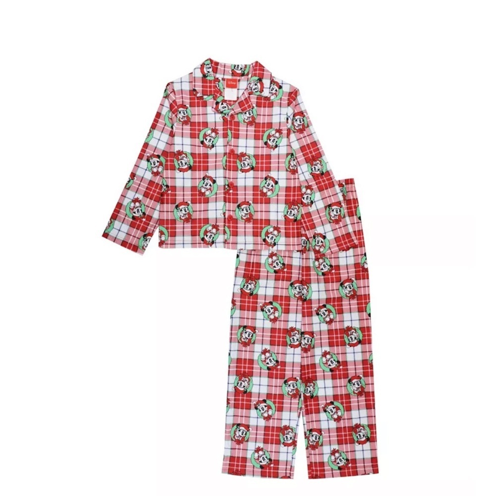 Mickey Mouse Toddler Boys Shirt And Pajama, 2 Piece Set 3t Christmas